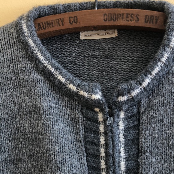 Vintage Zip-up Boxy sweater - Picture 2 of 4